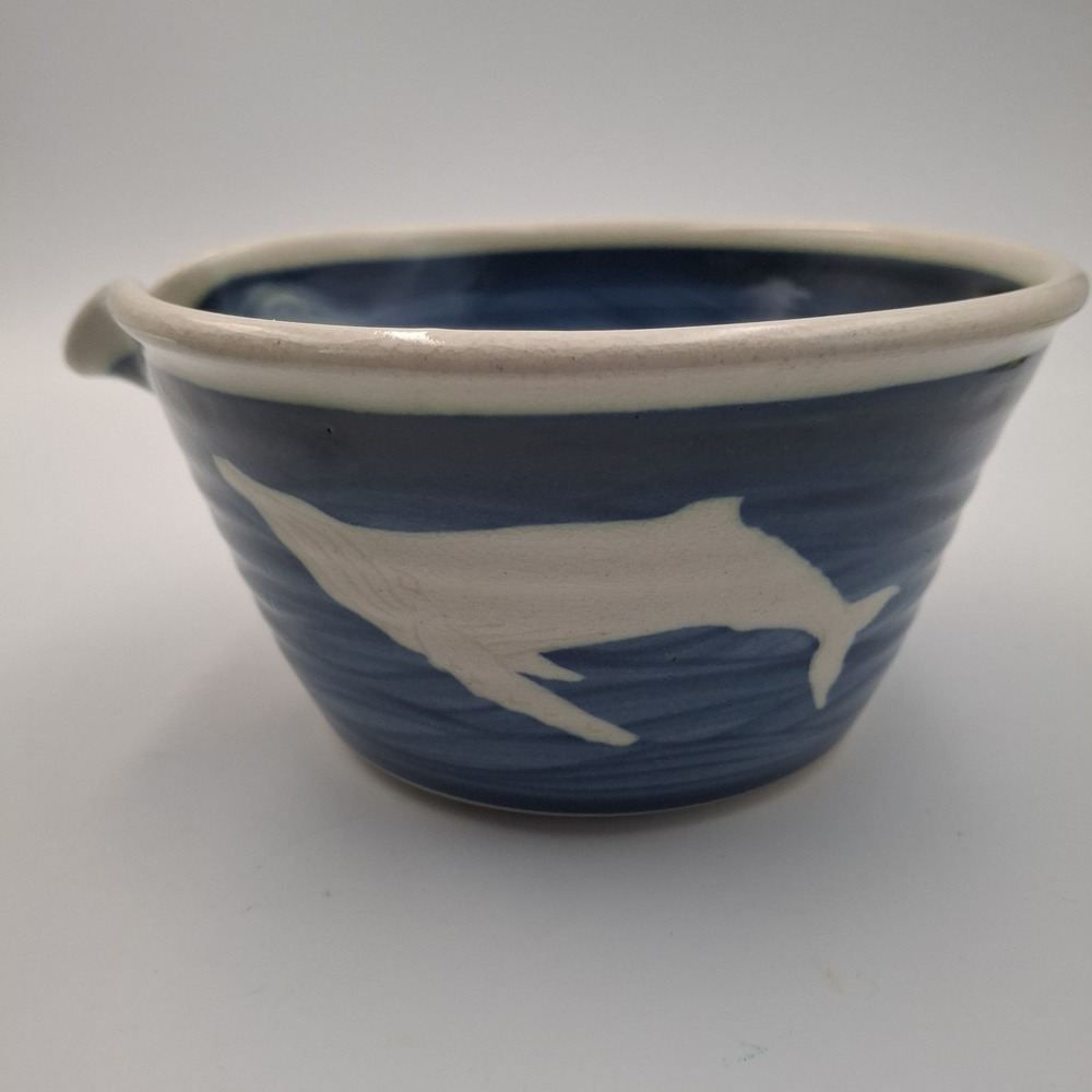 Kings‎ Point Pottery Whale Batter Bowl Linda Yates David Hayashida Newfoundland